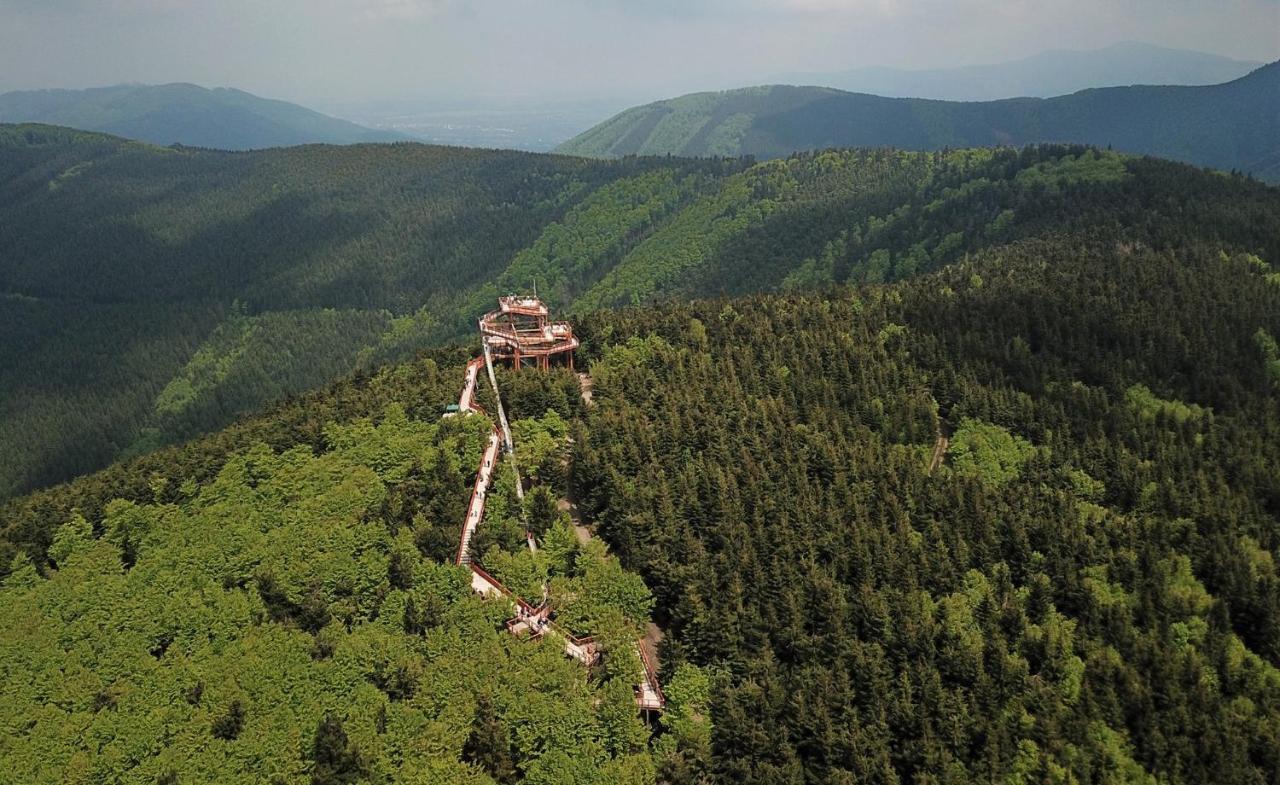 Penzion a restaurace Staré Časy Horní Bečva Esterno foto